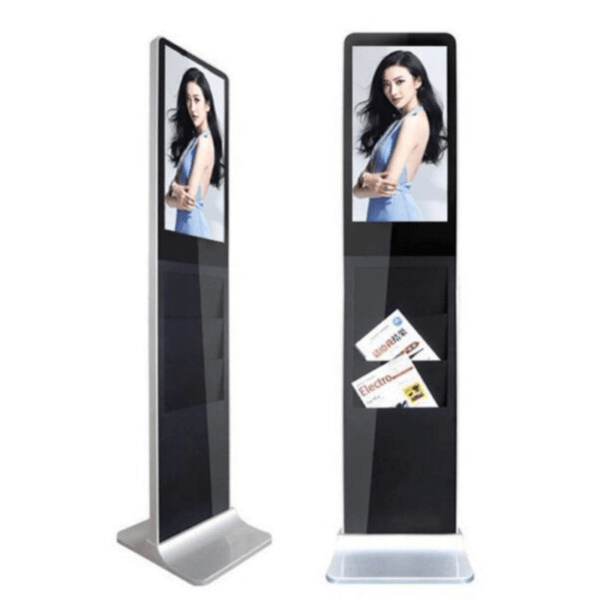 21.5" Floor Standing LCD Pamphlet Kiosk